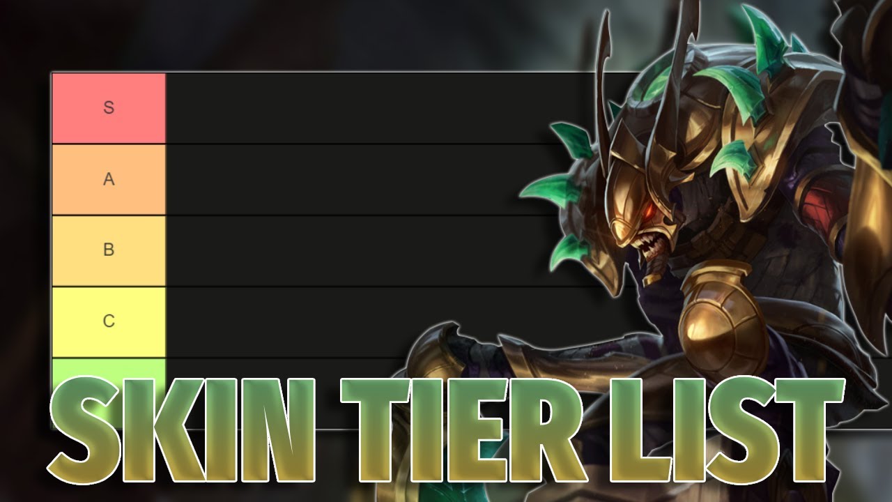 TIER LIST DE SKINS DO KHA'ZIX (MUITA BARATA)