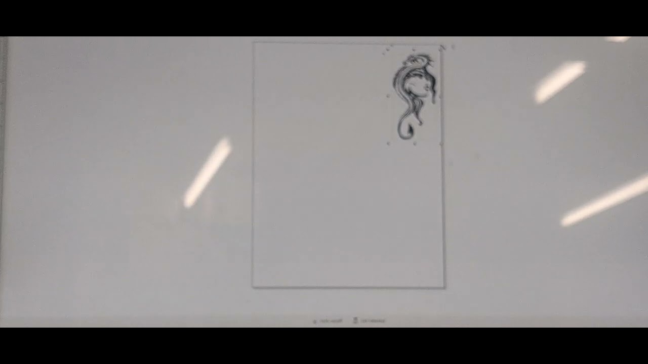vevor vinyl cutter cutting a design