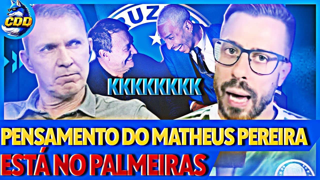 🦊😂 VELLOSO quebrou a CARA após ANÚNCIO do CRUZEIRO de RENOVAÇÃO do MATHEUS PEREIRA