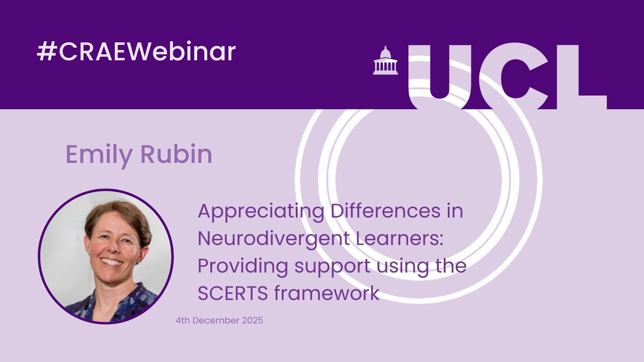 Appreciating Differences in Neurodivergent Learners: SCERTS  with Emily Rubin (4-DEC-25)