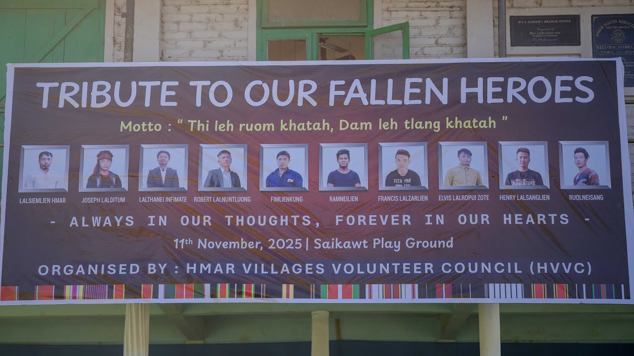 Tribute To Our Fallen Heroes | 11 November 2025 @ Saikawt Playground