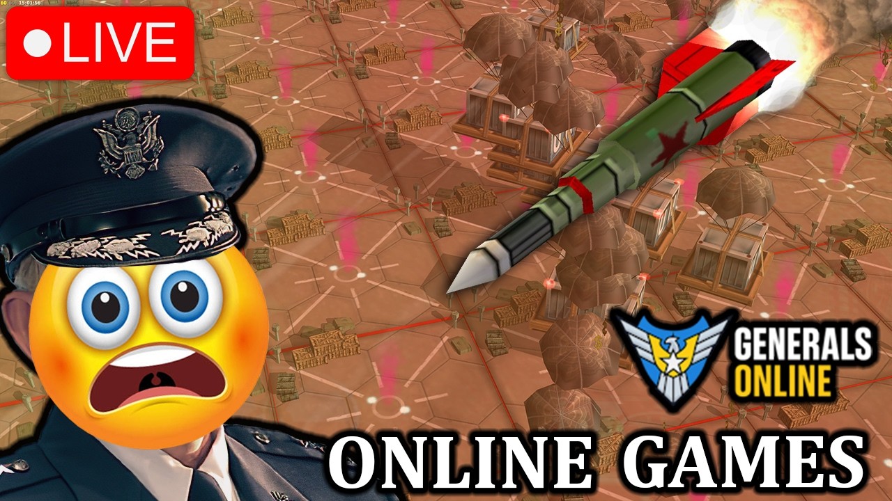 🔴LIVE - Nuclear Experiments On Our Enemies On Generals Online! | C&C Generals Zero hour!!
