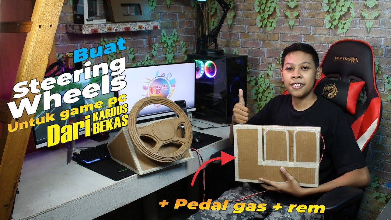 BUAT STEERING WHEEL UNTUK GAME PC