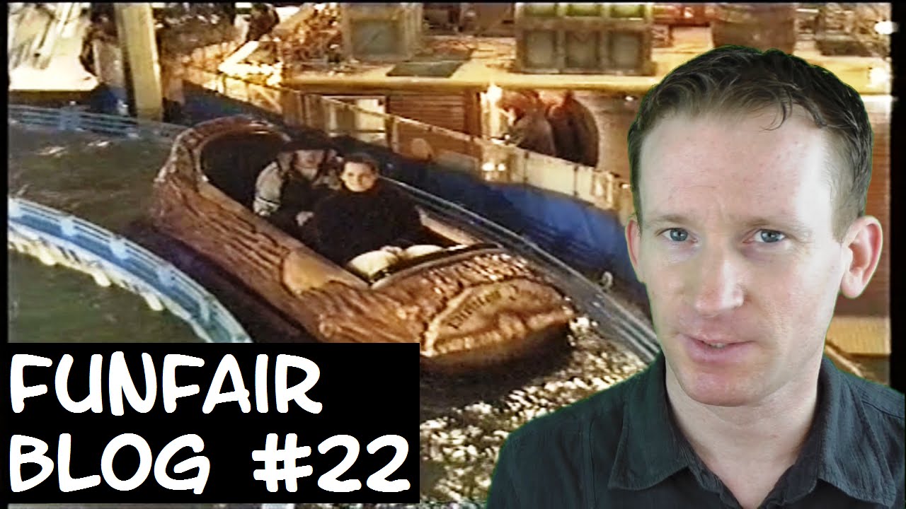 Wildwasserbahn Pirateninsel Löwenthal | Funfairblog #22 [HD]