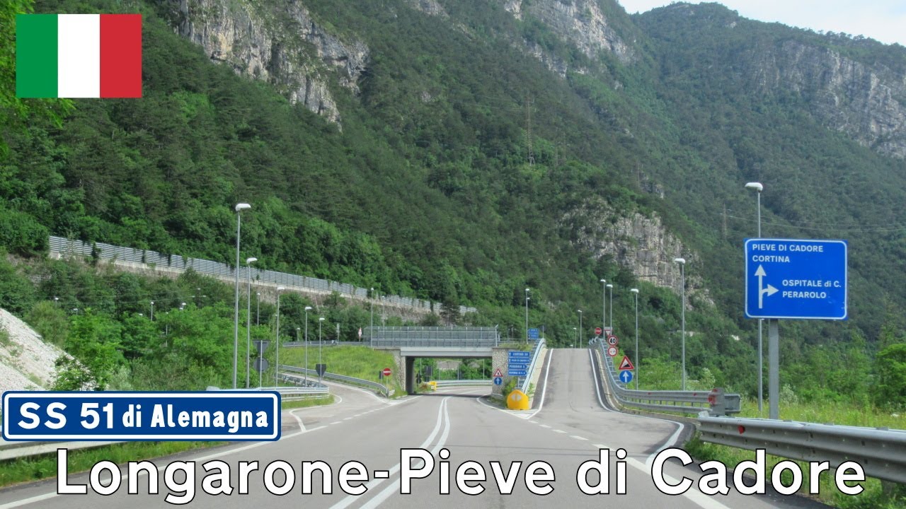 Italy: SS51 Longarone - Pieve di Cadore