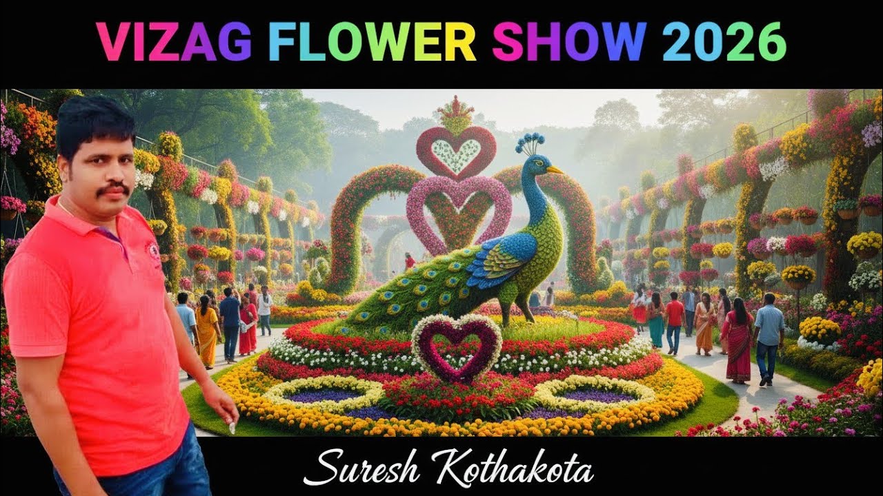 Vizag Flower Show 2026 🌸 | Beautiful Flower Exhibition in Visakhapatnam | Full Tour#viralvideo 