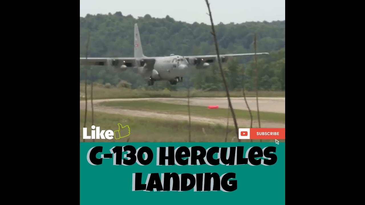 C-130 Hercules Landing 🛬