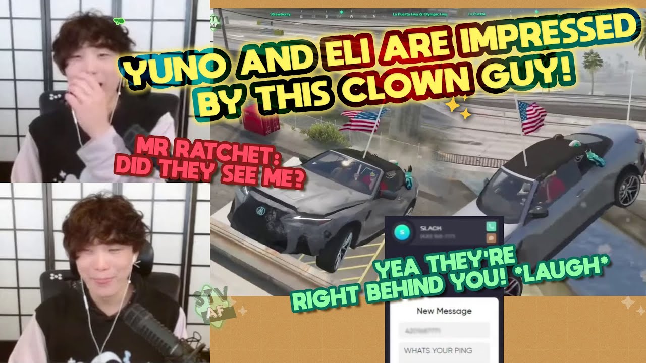 Who is this clown dude?? Yuno and Eli are IMPRESSED by Mr Ratchet GETAWAY SKILLS while SNITCHING!