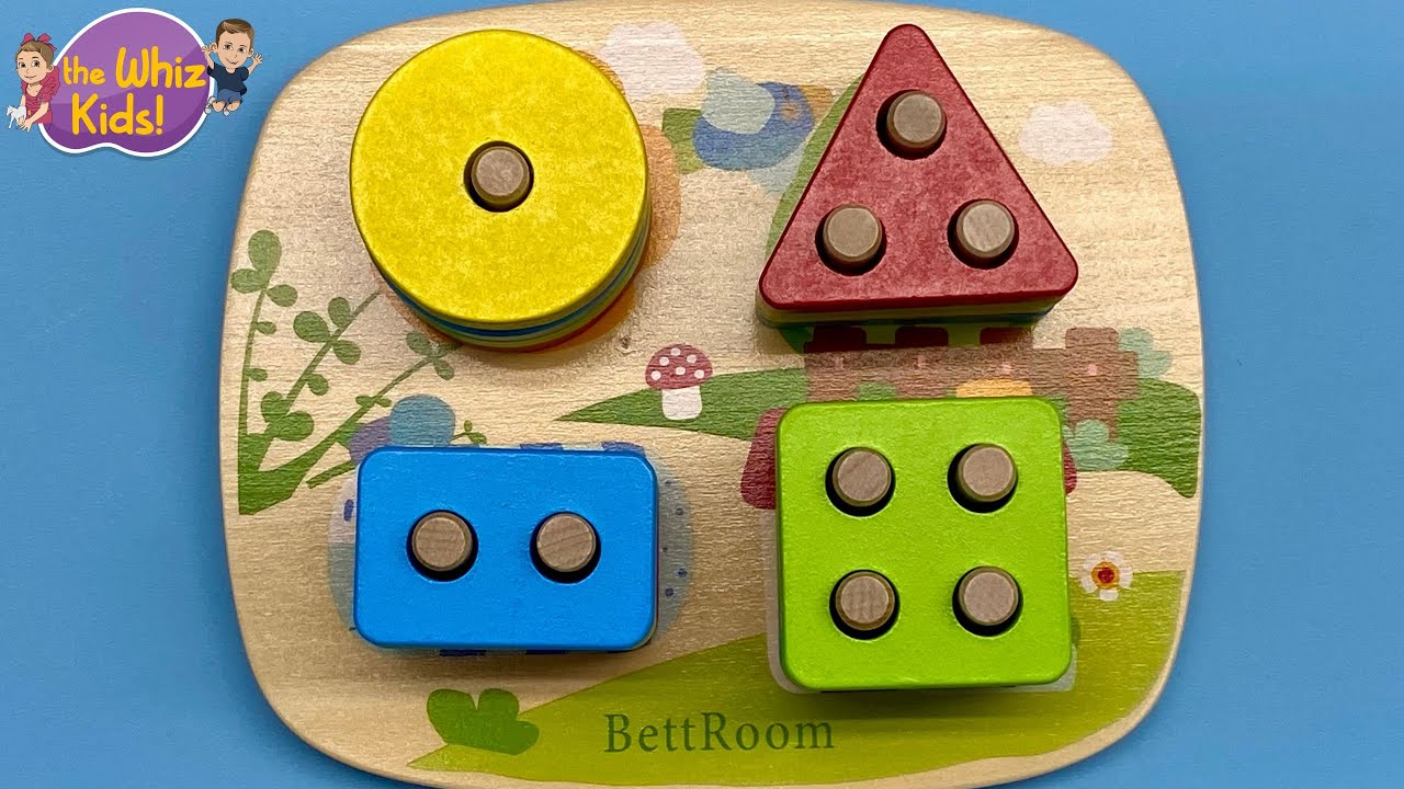 Preschool Learning Toy - Best Kids & Toddler Video to Learn Colors Shapes Beginning Counting Numbers