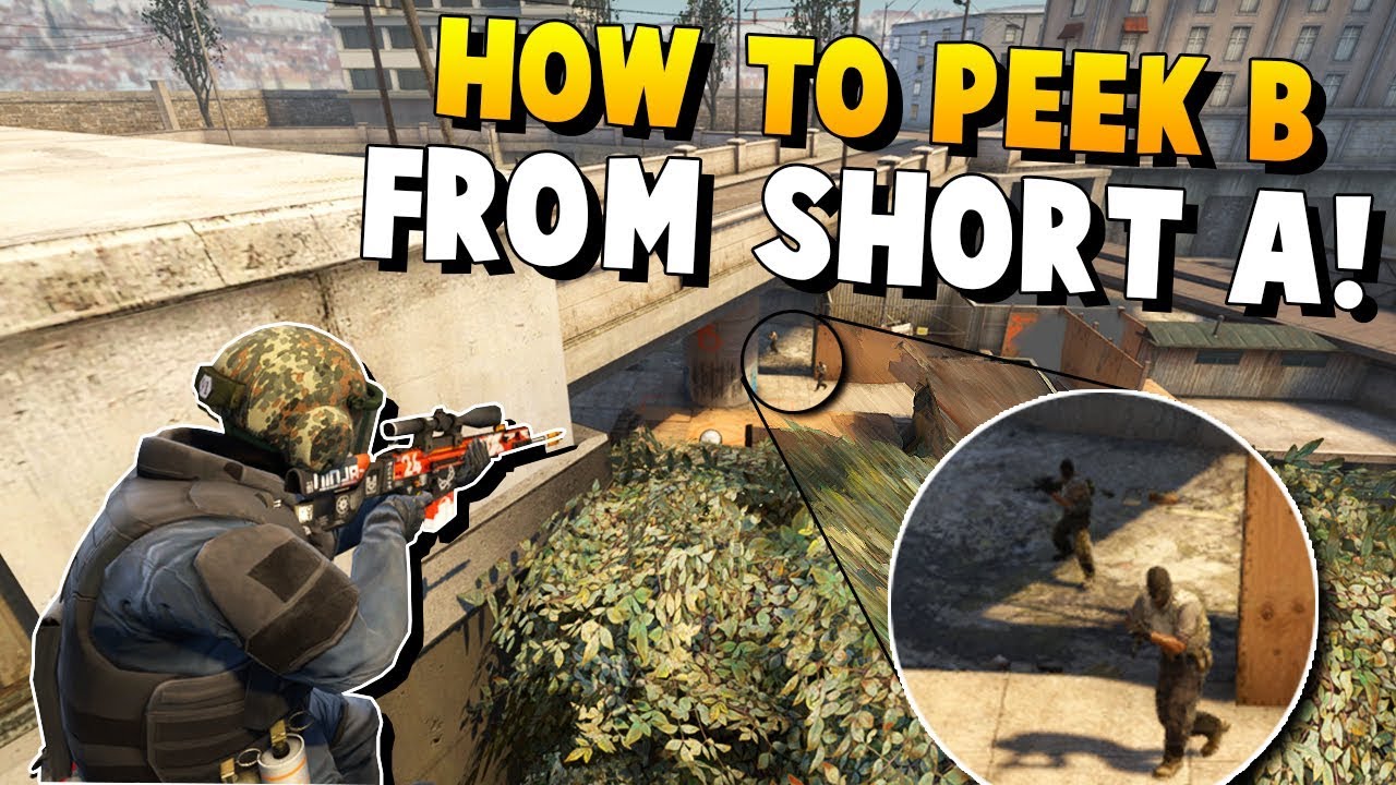 CS:GO - Sick 2-MAN-BOOST To Peek B On Overpass From Short A!