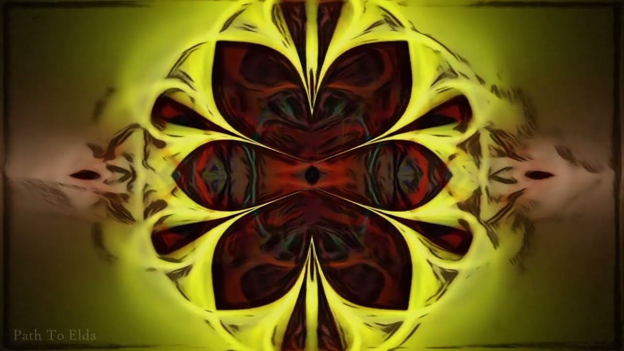 Path to Elda - The Laughter of Ghosts (Dark rock, fractal visualizer)