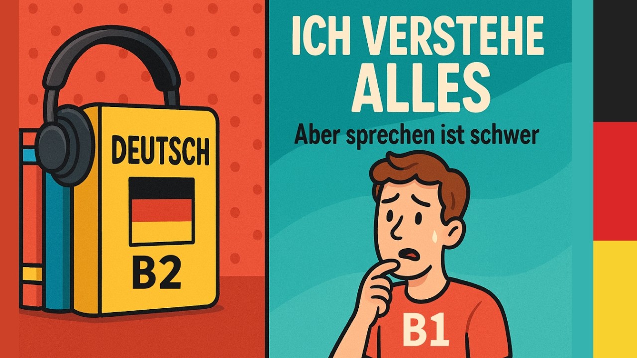 Wenn du Deutsch kannst - Warum kannst du dann nicht sprechen? 💬 | Deutsch Hören Podcast