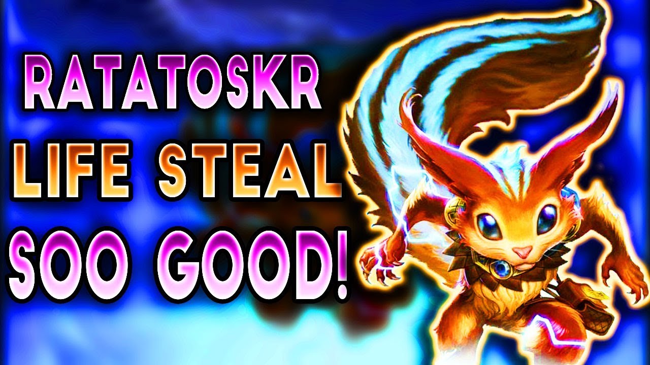 SMITE RATATOSKR LIFE STEAL BUILD! KEEPING GETTING HEALTH BACK! VERY GOOD