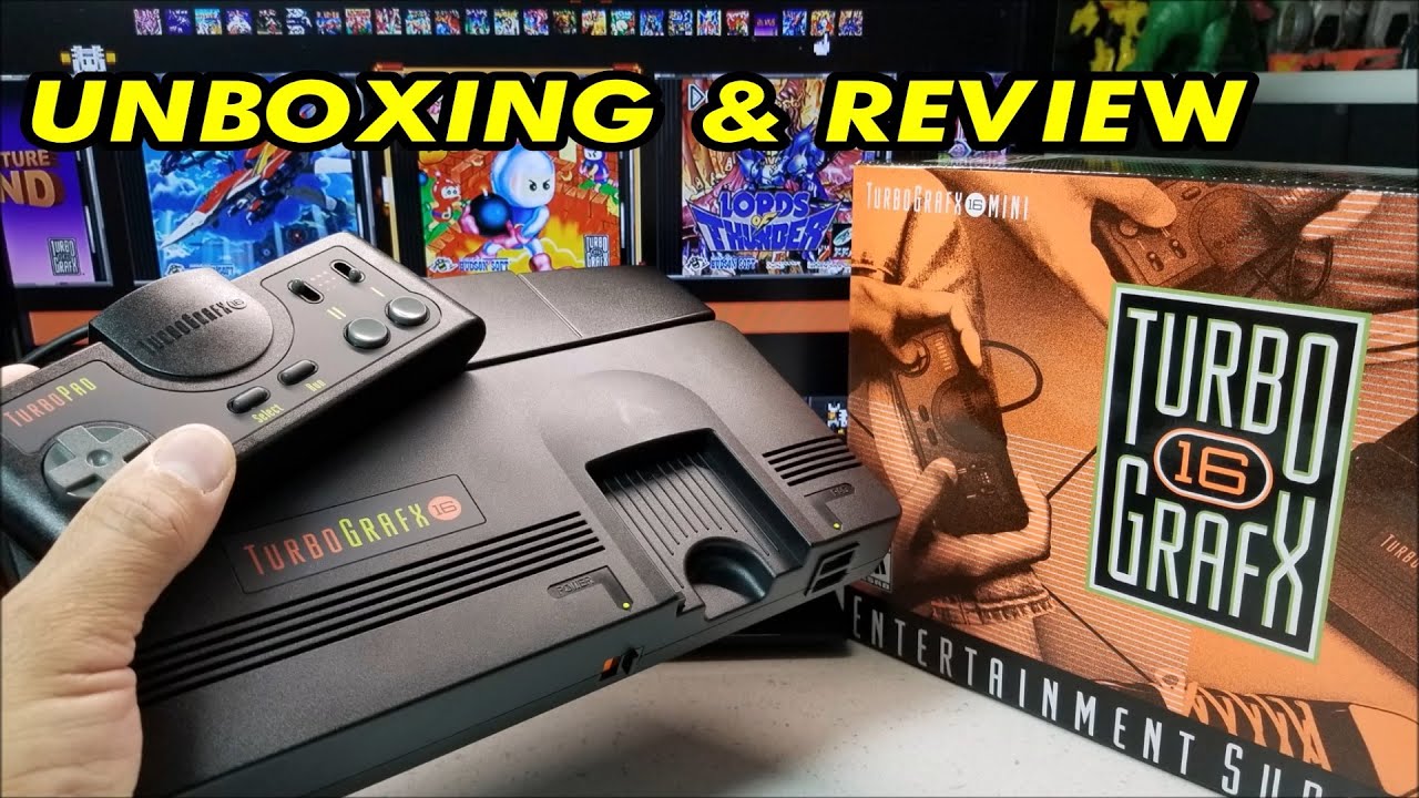 Turbo Grafx 16 Mini unboxing and review