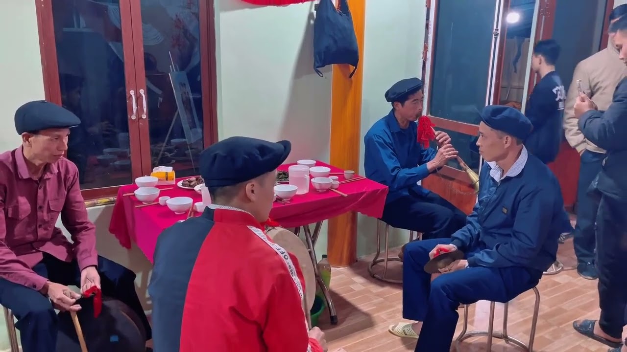Lễ mời cơm-trong đám cưới của người dân tộc dao đỏ 