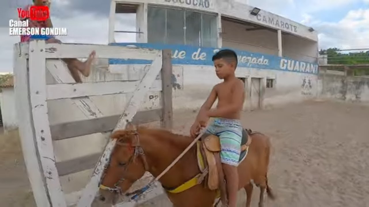 VISITA DE UM INSCRITO PRA ANDAR NO PÔNEI PIRULITO NA PISTA DO PARQUE GUARANI