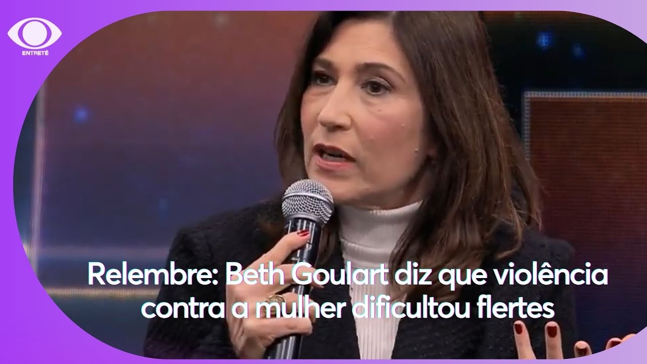Beth Goulart diz que violência contra a mulher dificultou flertes | Faustão Na Band