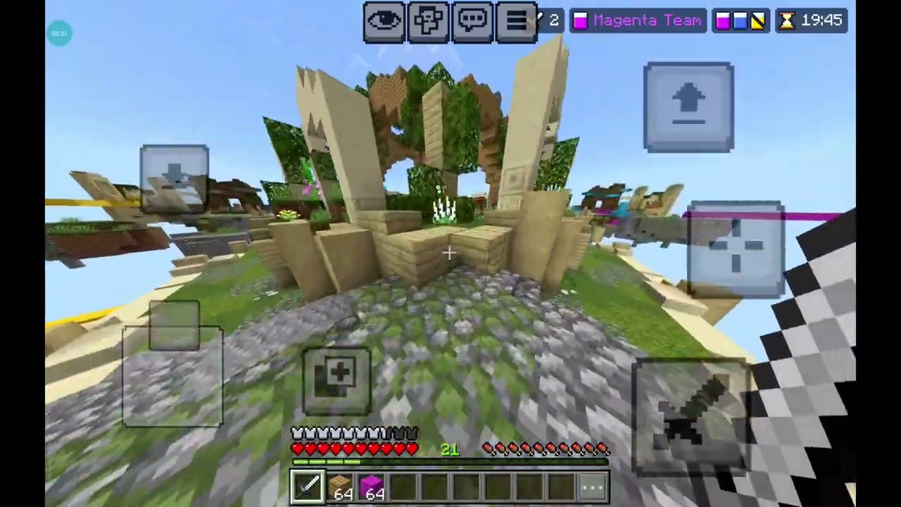 Bed wars in Minecraft Pe (solo)