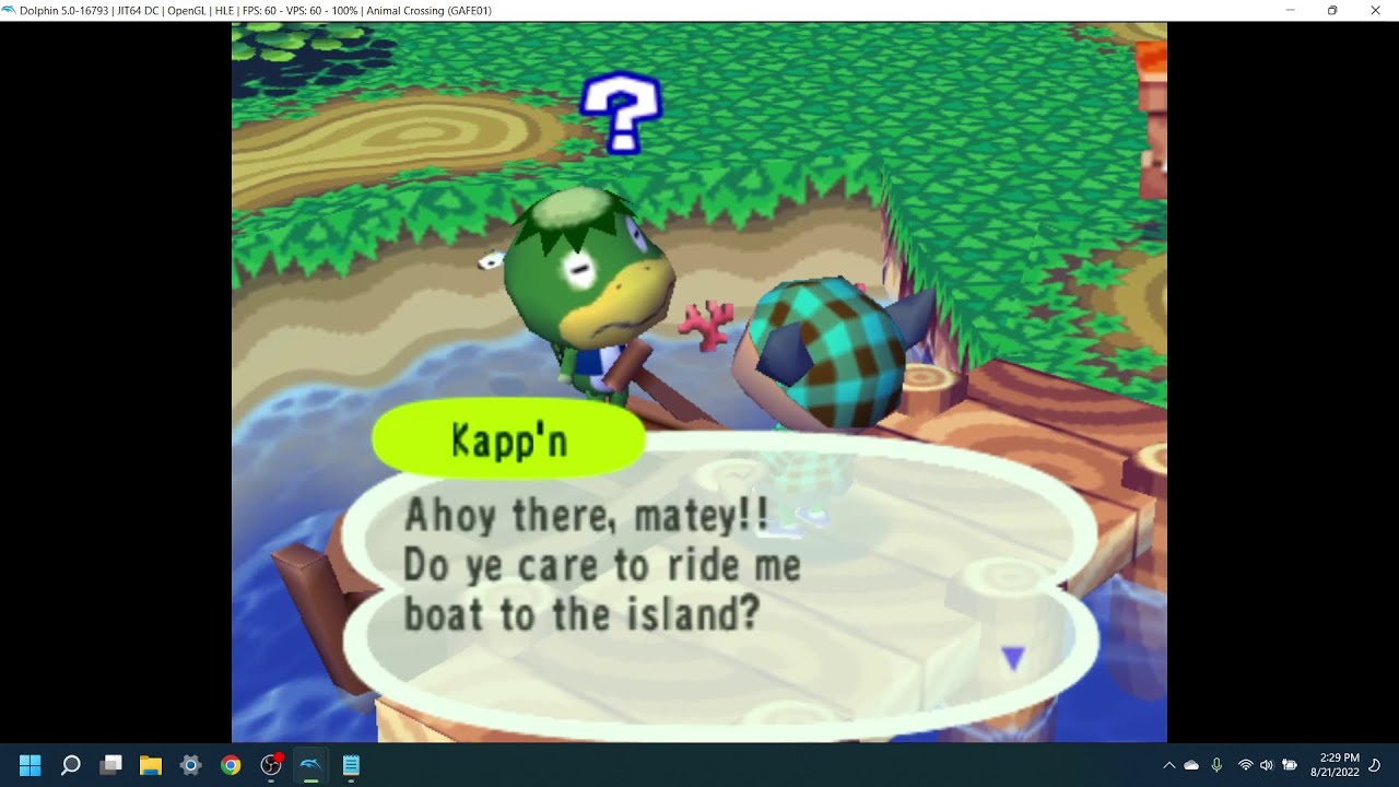 How to Visit the Island on Dolphin in Animal Crossing Gamecube (AR Code)