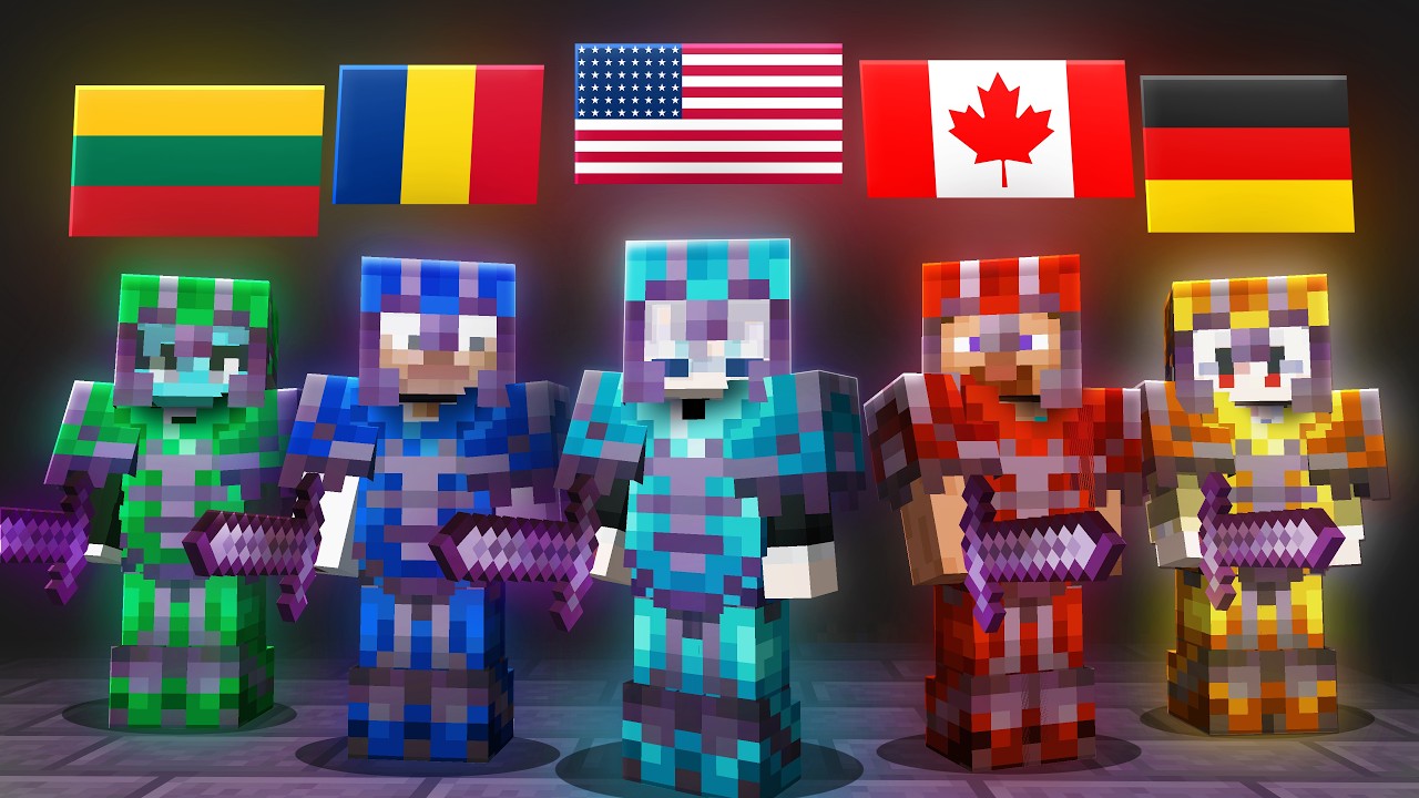 В какой стране лучший игрок в Minecraft?