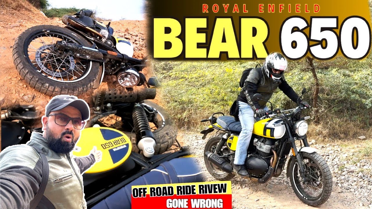 I CRASHED BEAR 650 | First Ride Review (Casual)  | Is it Royal Enfield SCAM on the Name Of SCRAM?