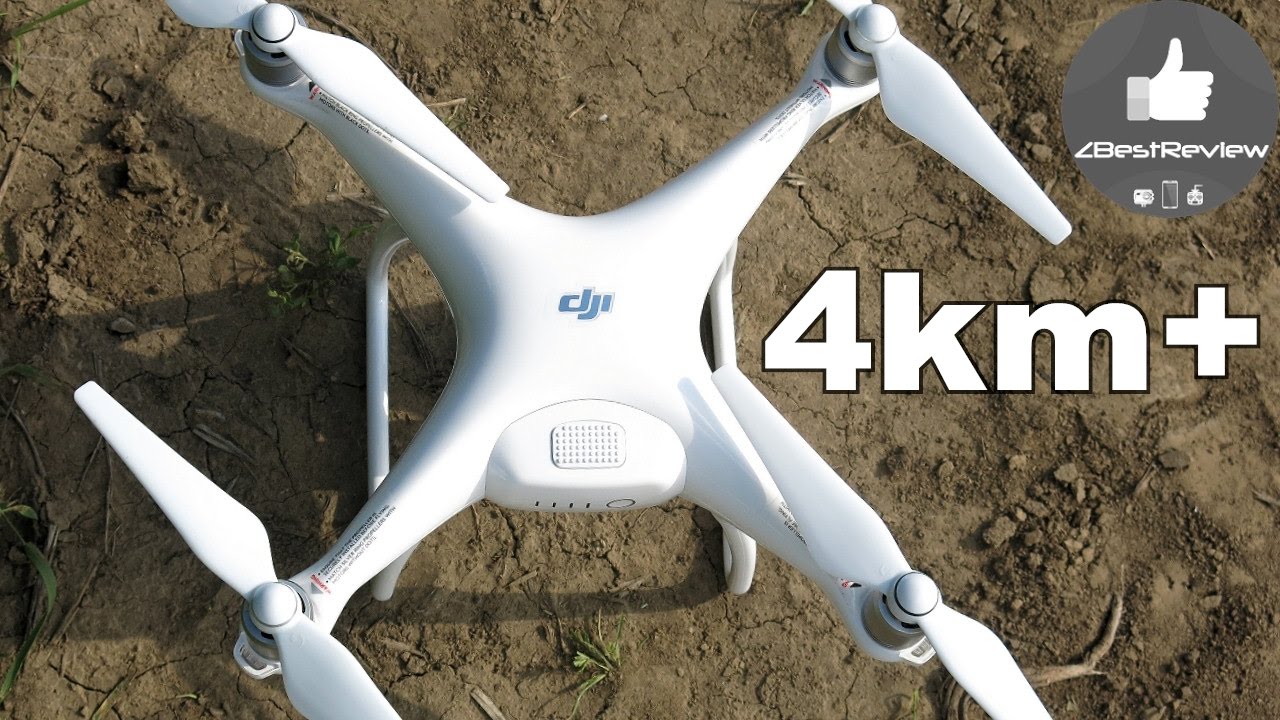 ✔ DJI Phantom 4 - Проверяем Максимальную Дальность с Отражателями! Part 9