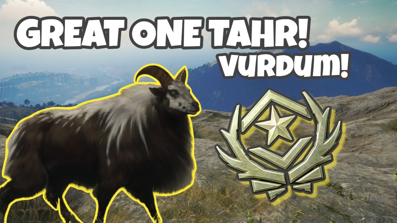 İLK GREAT ONE TAHR IMI VURDUM! | theHunter: Call of the Wild