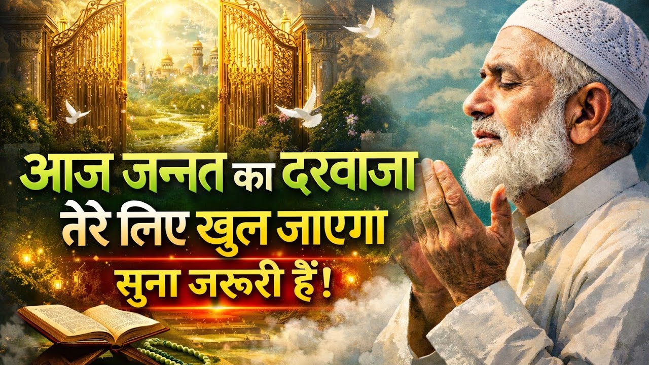 8/01/2026। आज जन्नत का दरवाज़ा तेरे लिए खुल जाएगा | यह बात ज़रूर सुनो 🤲