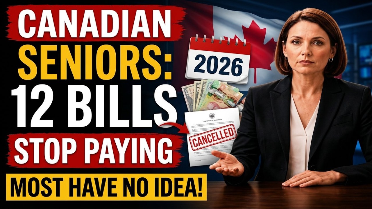 12 Bills Canadian Seniors STOP Paying in 2026 &mdash; The Full List Most Never Claim