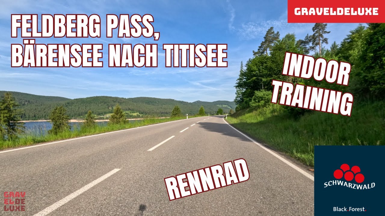Feldberg Pass nach Titisee Rennrad Schwarzwald - P&auml;sse und Seen Tour - 4/6 - Indoor Workout