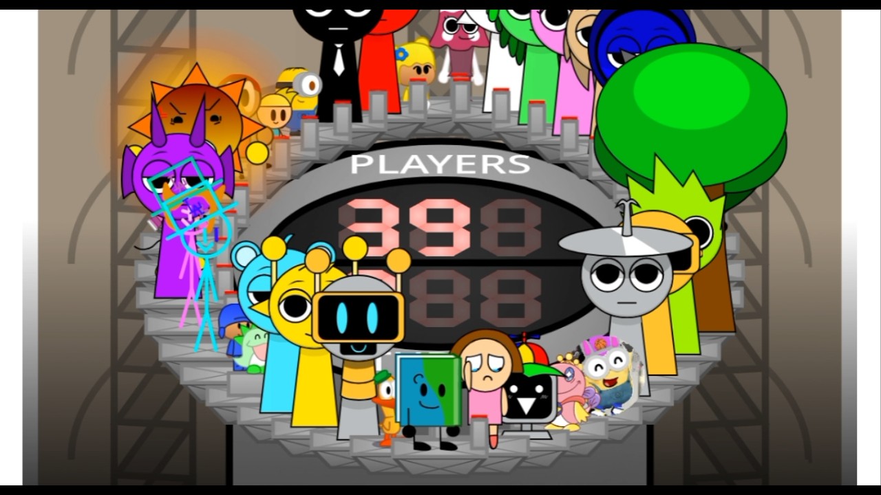 Ay Tick Dop chiara but Sprunkora in game   H34  #sprunki #live