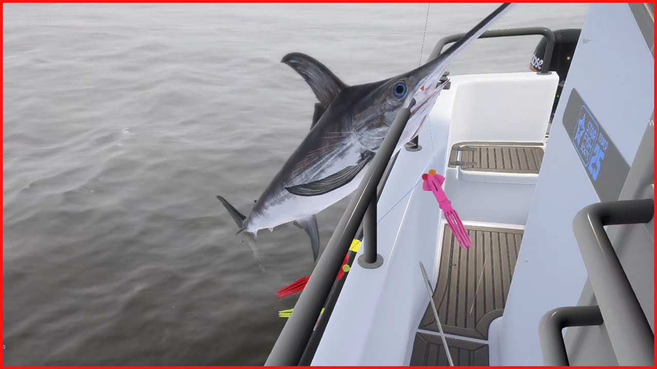 Swordfish Norwegian Sea Russian Fishing 4  #mjplay