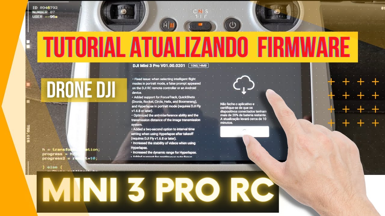 Atualizando Drone DJI Mini 3 PRO RC | Dicas e Tutorial de Atualização da Firmware.