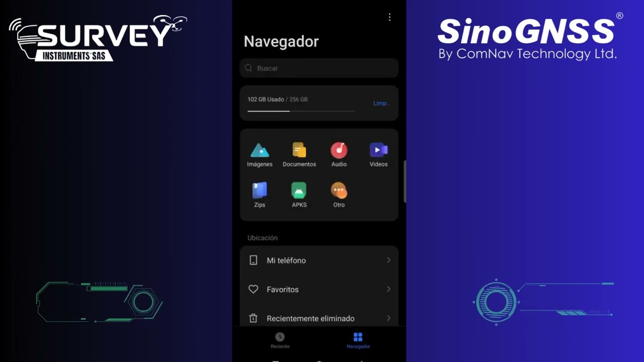 5. COMO CARGAR EL MODELO GEOIDAL A LA APP SURVEY MASTER COMNAV SINOGNSS