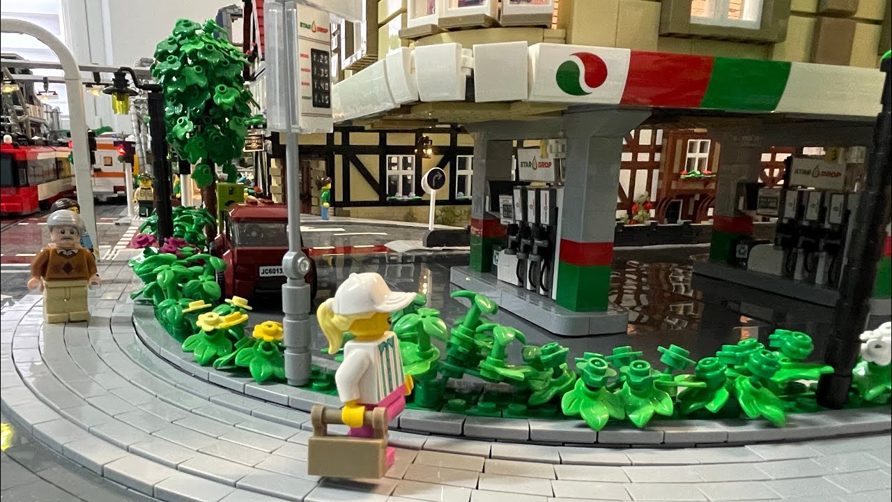 Eine Tankstelle Entsteht Folge 151   |LEGO® Klemmbaustein Stadt Baustein