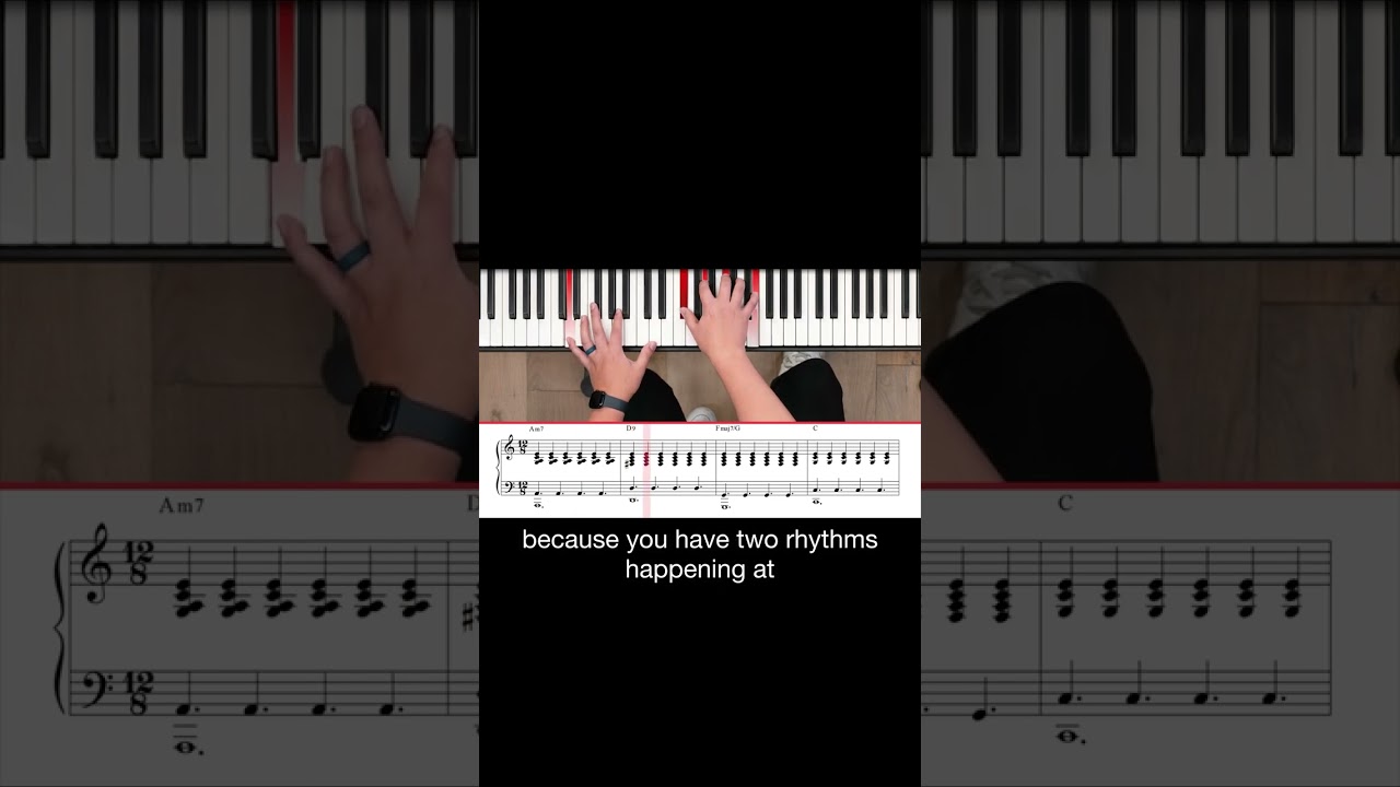 Have you ever tried playing THIS #polyrhythm 🥁?! Comment below👇🏼#pianomusic #pianoteacher #pianist