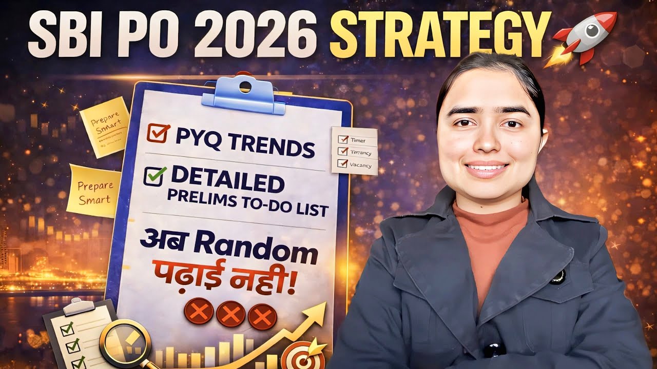 SBI PO 2026 Daily to-do list for beginners &bull; Prelims Strategy by Shivani keswani &bull; #sbi #sbipo 
