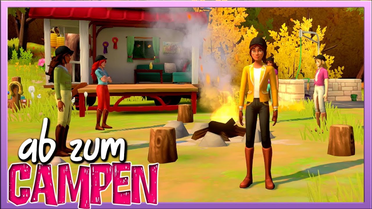 wir ÜBERNACHTEN am CAMPINGPLATZ 🐴⛺️💤 Horse Club Adventures 2 Hazelwood Stories ✅ Nintendo Switch
