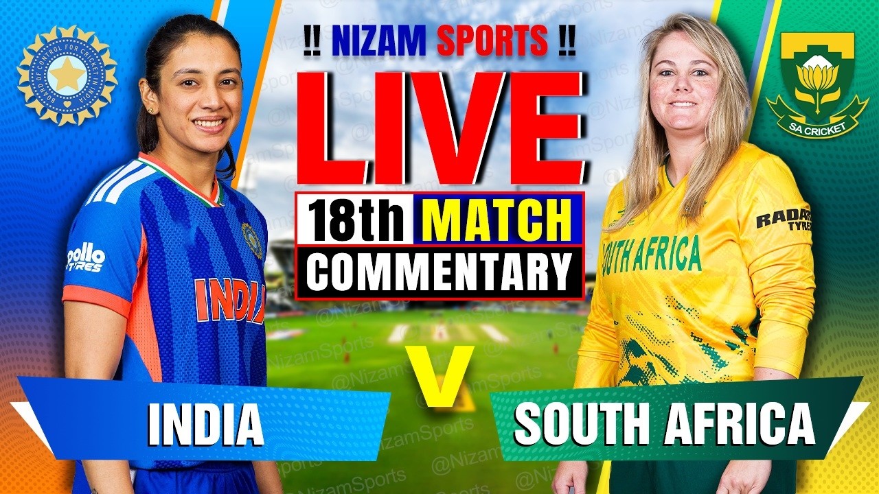 🔴Live: India vs South Africa | 18th Match | Live Cricket Score & Commentary