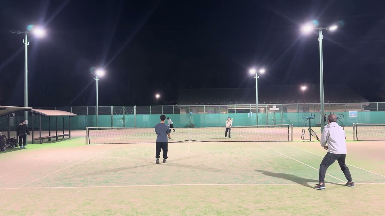 1月27日　ダブルス練習8