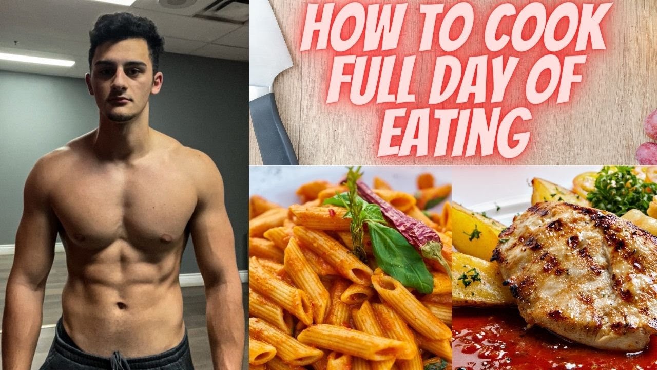 HARD GAINER Full Day of Eating BULKING (How to cook the food)
