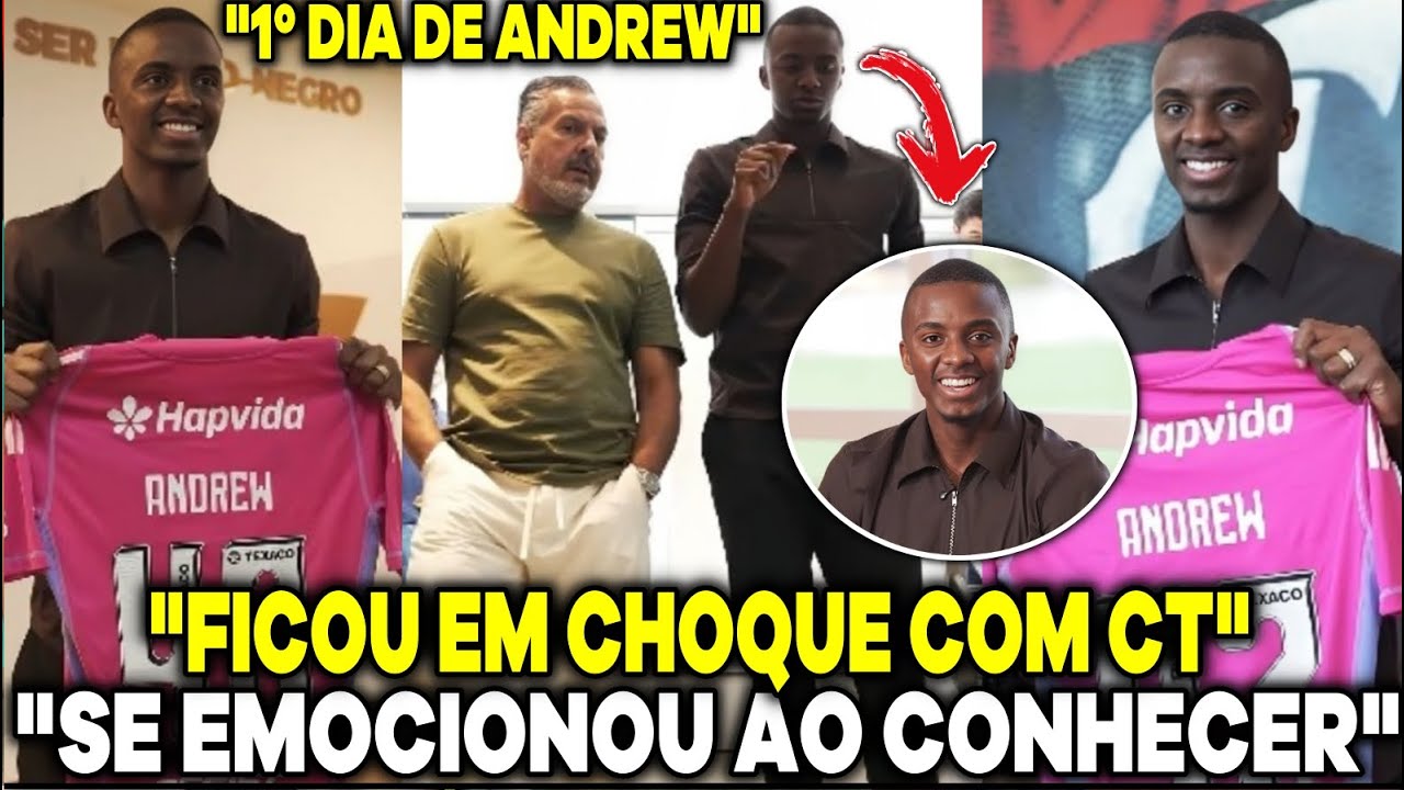 FICOU ABISMADO! ANDREW FICOU EM CHOQUE COM O NINHO DO URUBU O CT DO FLAMENGO 