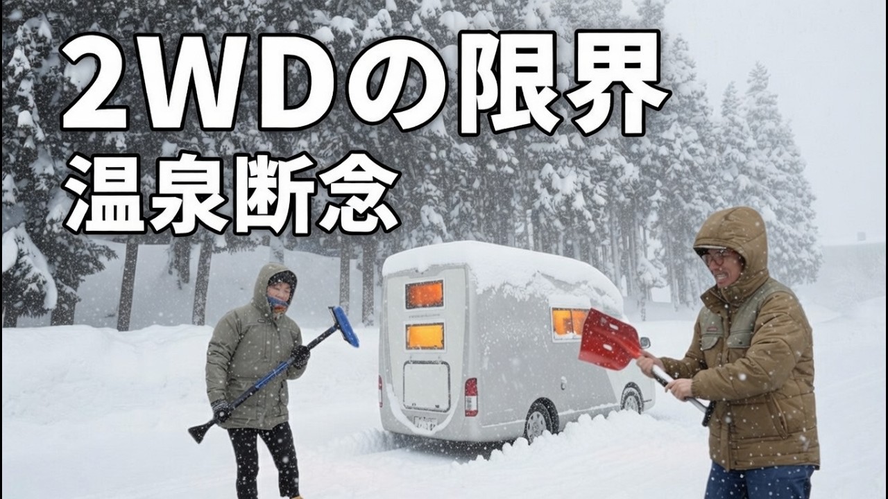 積雪62cm、2WDで挑む南魚沼｜温泉を諦めた先にあった、一番温かい選択