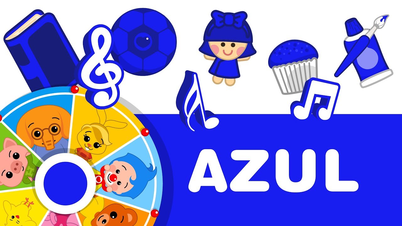 Color AZUL: Aprende los Colores 🔵✨ Video Educativo | Plim Plim