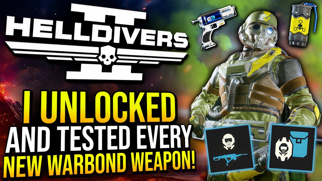 Helldivers 2 - I tested every NEW WEAPON in the Chemical Agents Warbond!