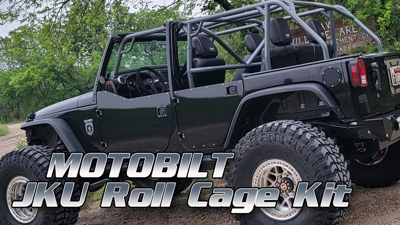 Finished our MotoBilt JKU Roll Cage Install