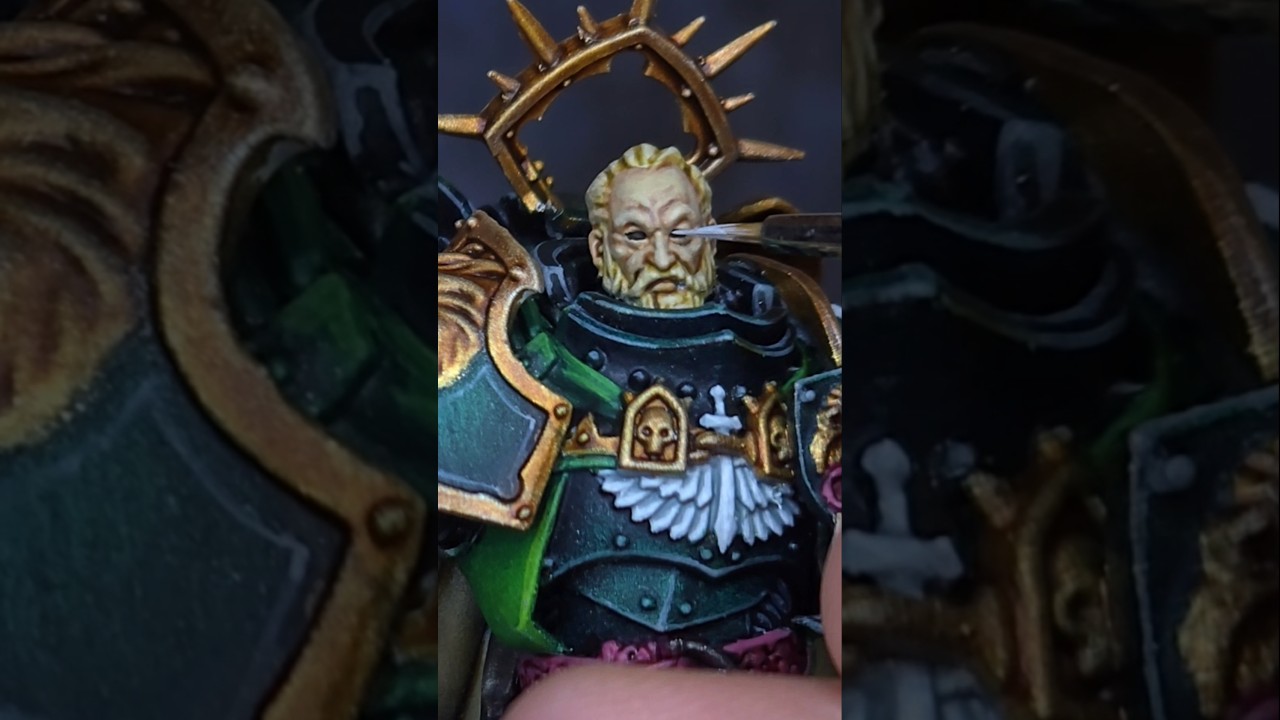 All about the Face! Contrast and layer paints for miniature painting #warhammer #warhammer40k