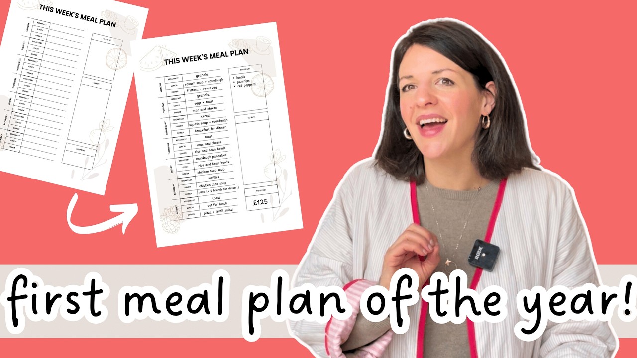 First meal plan of the year: Healthy meals on a tight budget!