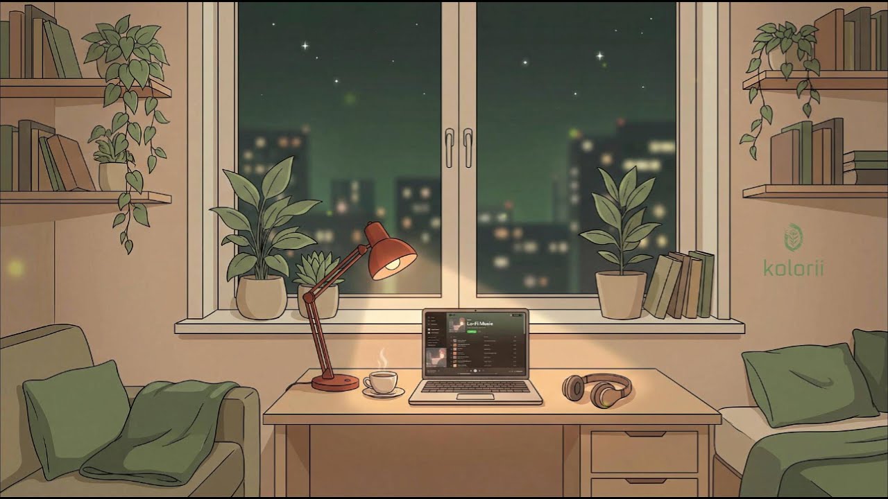 🌙 Lofi Beats Nocturne pour Dormir & Se Relaxer 🎨 | Ambiance Nuit Calme