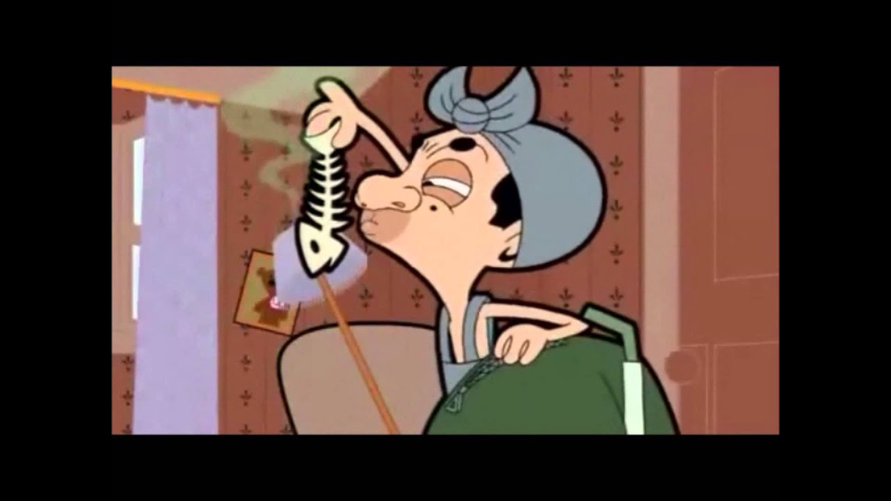 Present Continuous with Mr  Bean - Spring Clean